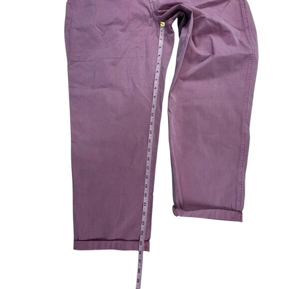 Sundance Mineral Wash Straight Leg Lightweight Chino Pants Women 12 Rose Pink - Picture 13 of 15